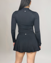 LuxeCourt Skirt - Black