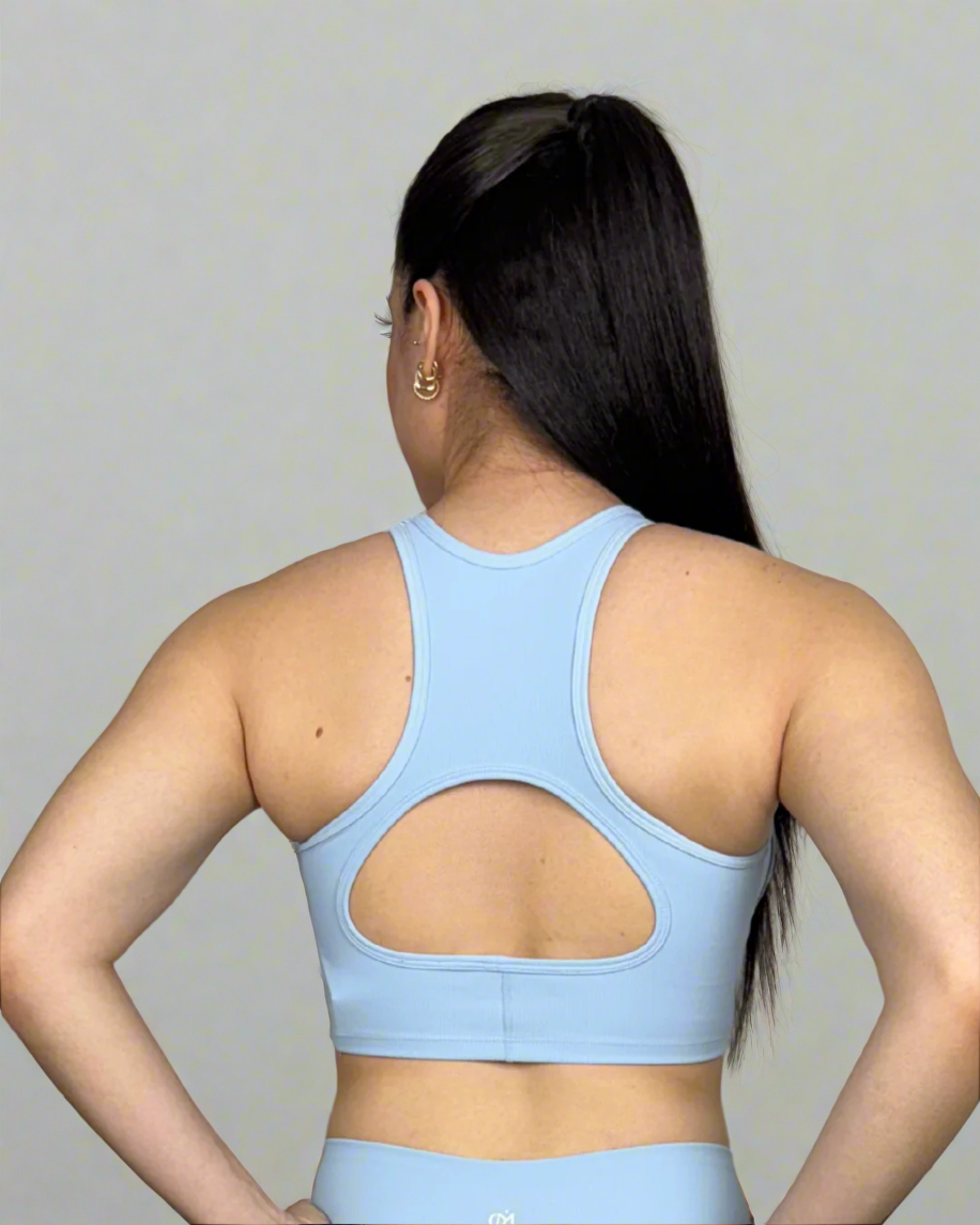 Sculpt Yoga Bra - Sky