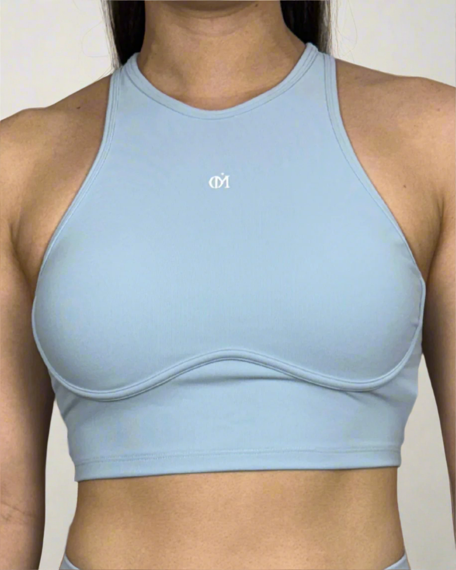 Sculpt Yoga Bra - Sky