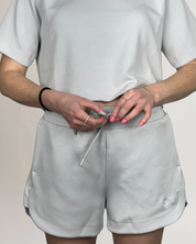 The Essential Sweat Shorts - Pearl