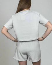 The Essential Sweat Shorts - Pearl