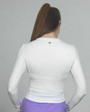 Aura Long Sleeve Top - White