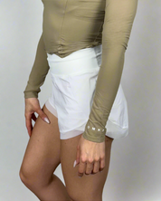 Aura Long Sleeve Top - Dark Olive