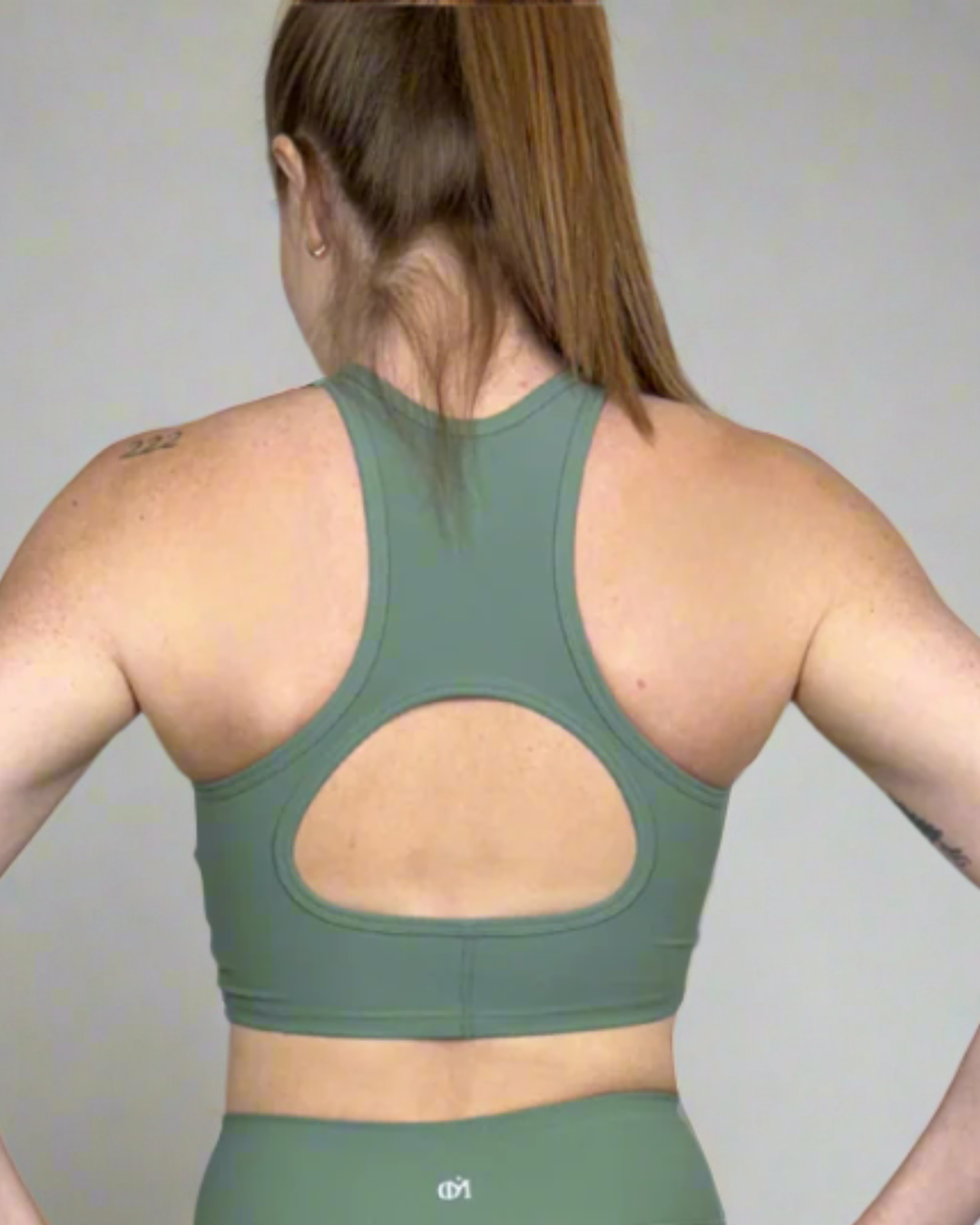 Sculpt Yoga Bra - Olive